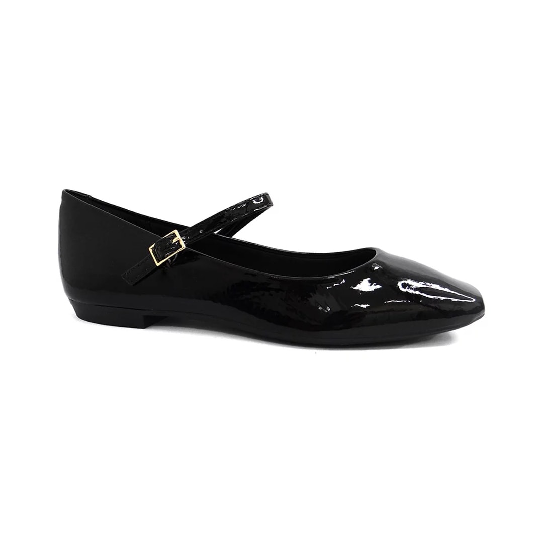 Sapatilha Sua Cia Boneca 8222.14996 Preto Verniz