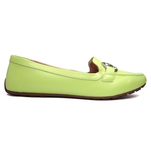 Detalhe - Sapatilha Sua Cia Mocassim 8263.14634 Lemon/Lemon