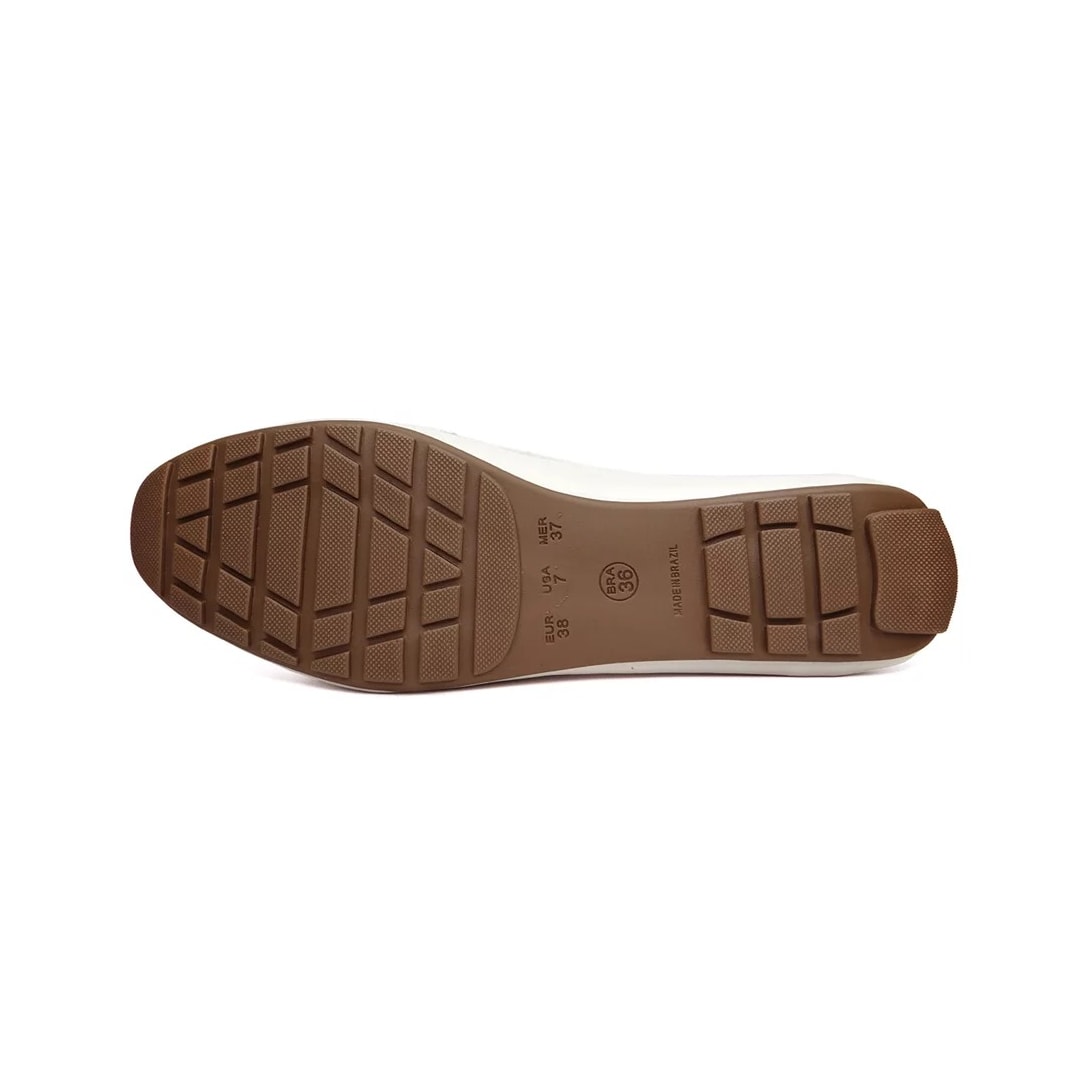 Sapatilha Sua Cia Mocassim 8263.15122 Perola Sapatilha Sua Cia Mocassim 8263.15122 Perola