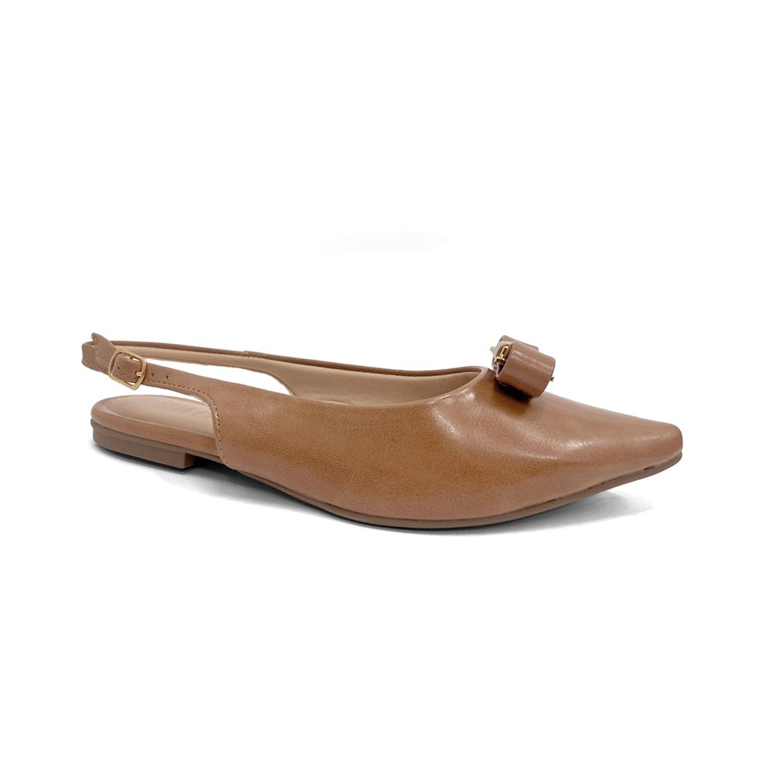Sapatilha Sua Cia Slingback Bico Fino 8189.16548 Capuccino Sapatilha Sua Cia Slingback Bico Fino 8189.16548 Capuccino