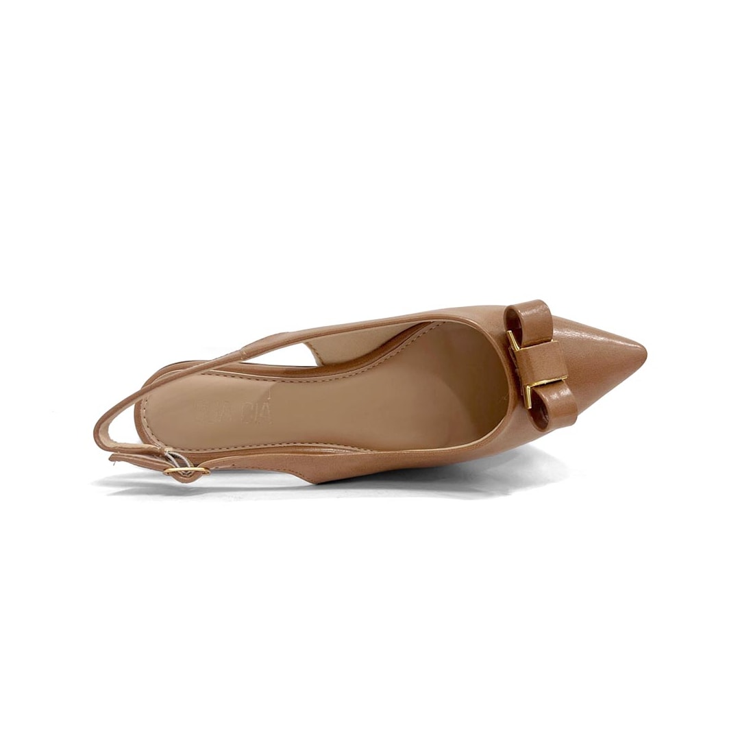Sapatilha Sua Cia Slingback Bico Fino 8189.16548 Capuccino Sapatilha Sua Cia Slingback Bico Fino 8189.16548 Capuccino