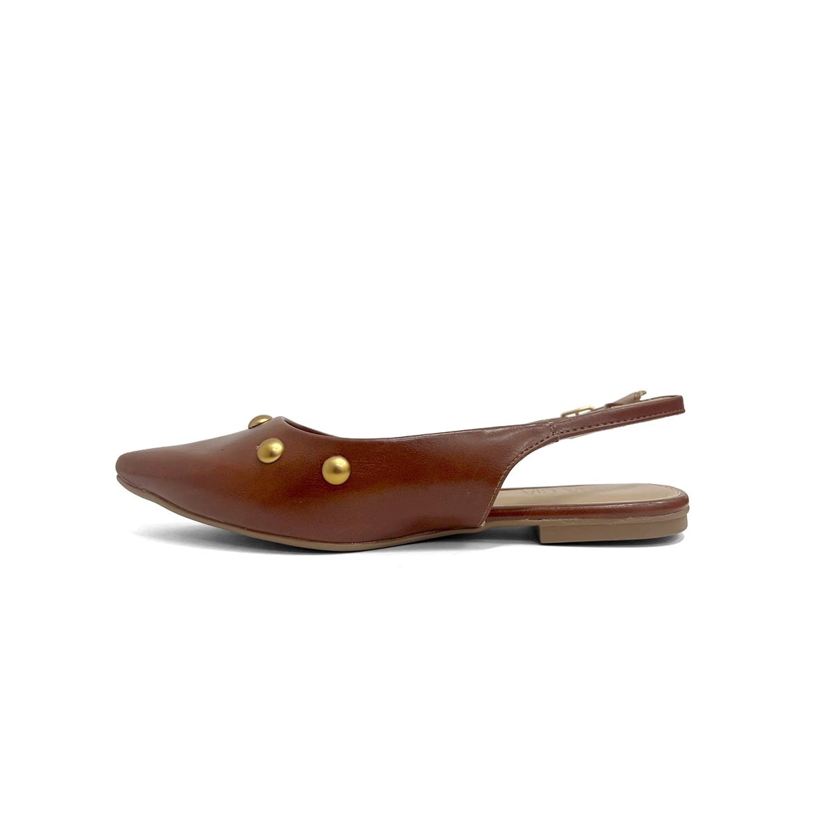 Sapatilha Sua Cia Slingback Bico Fino 8189.16549 New Whisky
