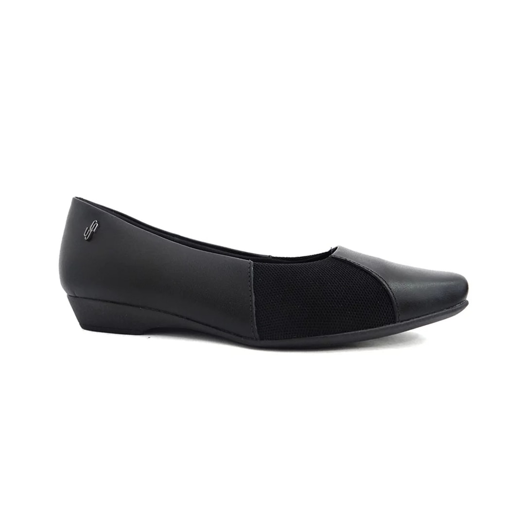 Sapatilha Usaflex Couro Joanetes Ai1402 Preto Sapatilha Usaflex Couro Joanetes Ai1402 Preto