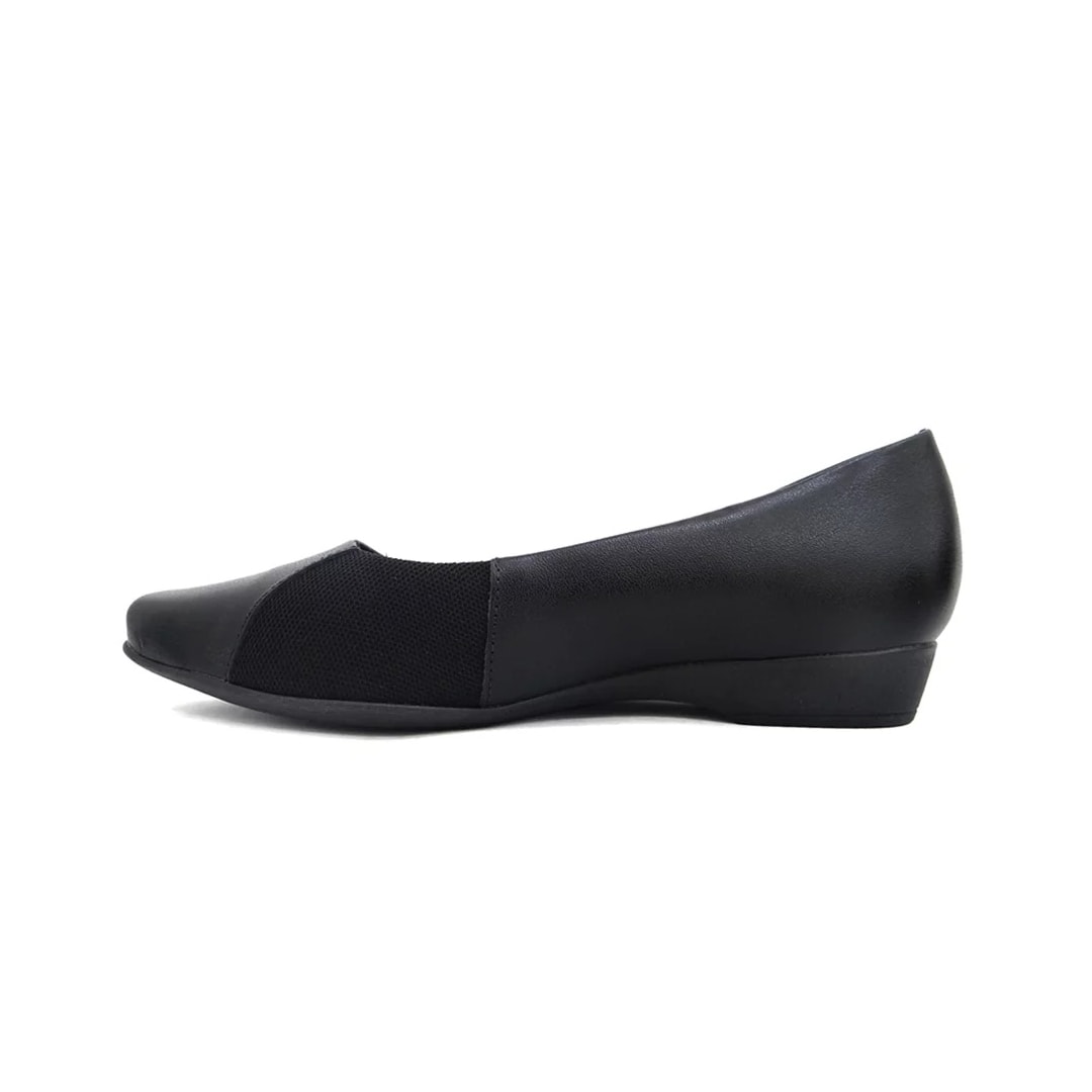 Sapatilha Usaflex Couro Joanetes Ai1402 Preto Sapatilha Usaflex Couro Joanetes Ai1402 Preto