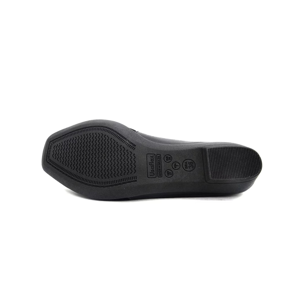 Sapatilha Usaflex Couro Joanetes Ai1402 Preto