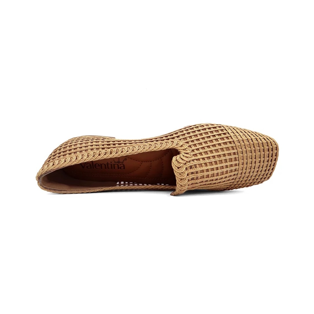 Sapatilha Valentina Bico Quadrado 360145 Pecan Sapatilha Valentina Bico Quadrado 360145 Pecan