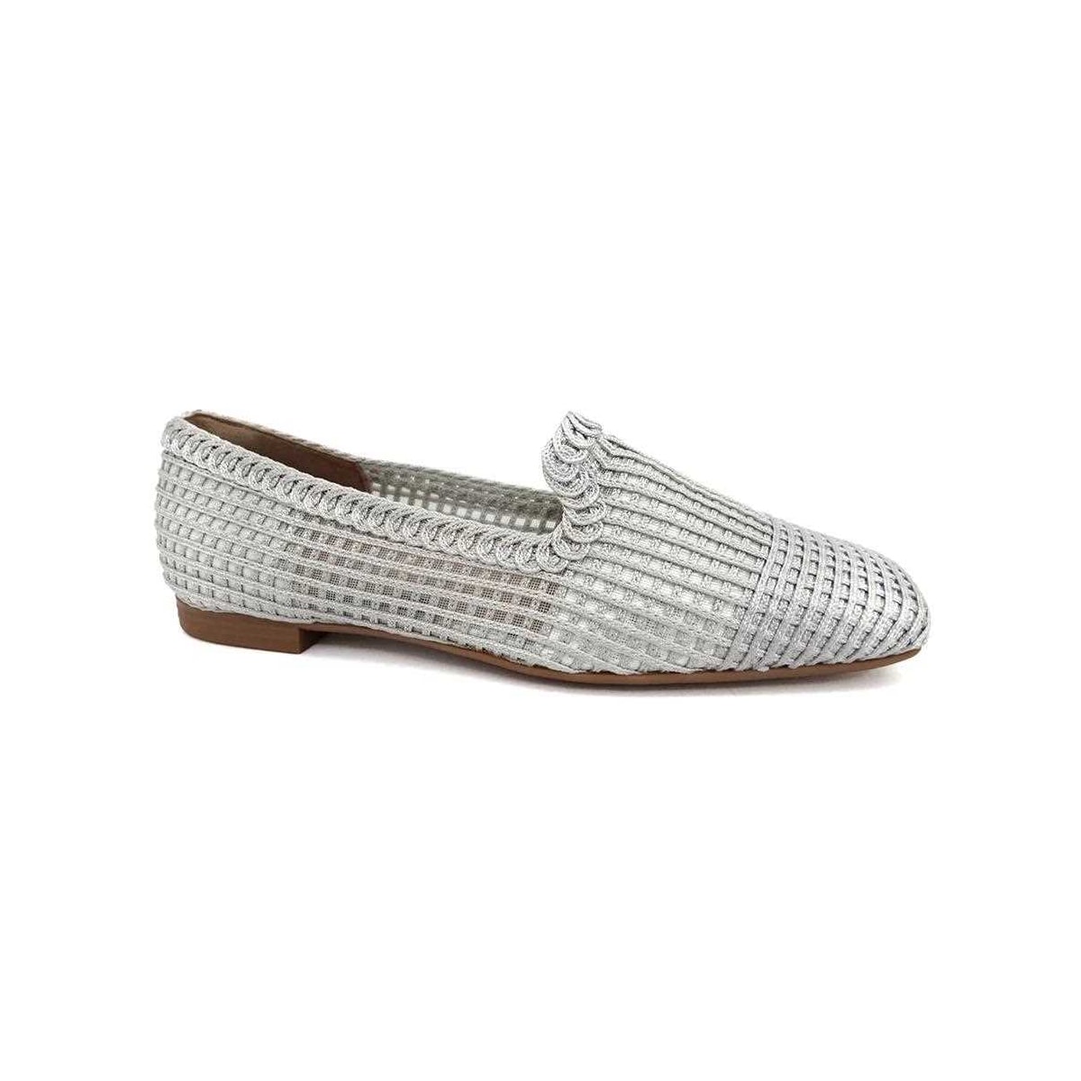 Sapatilha Valentina Bico Quadrado 360145 Prata Sapatilha Valentina Bico Quadrado 360145 Prata