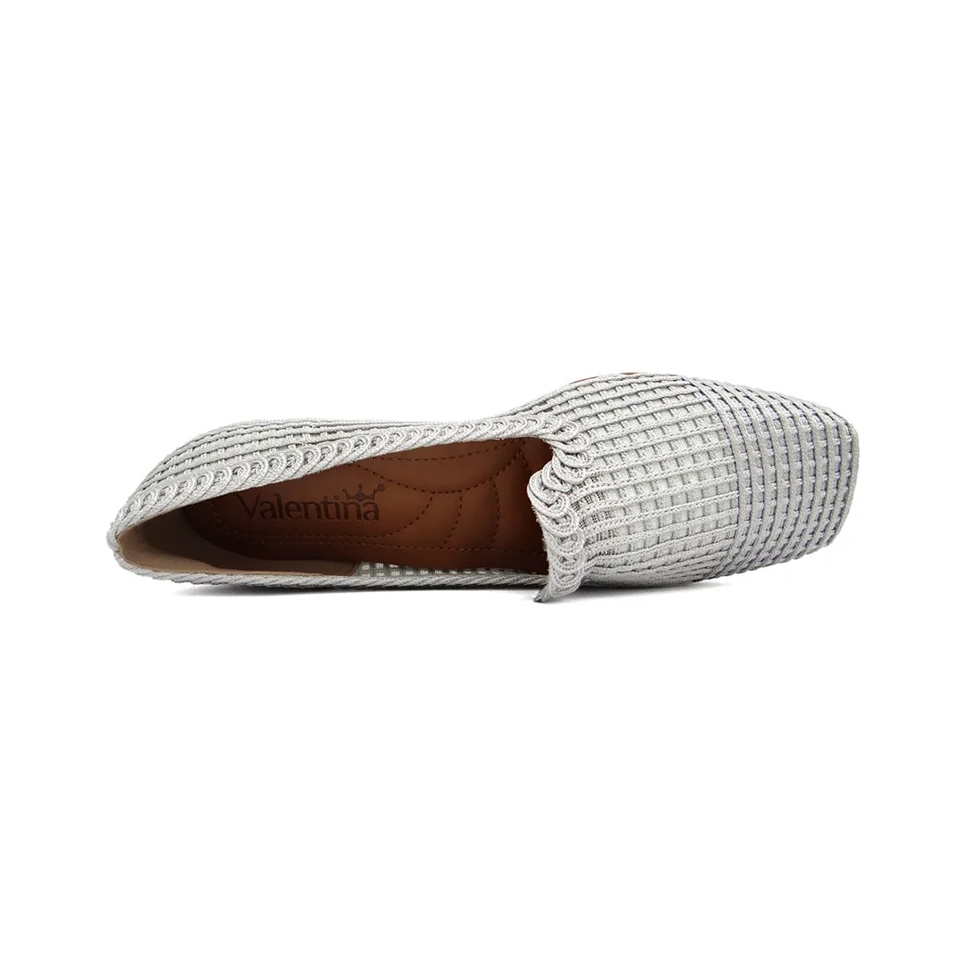 Sapatilha Valentina Bico Quadrado 360145 Prata Sapatilha Valentina Bico Quadrado 360145 Prata