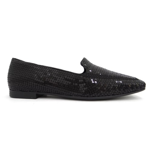 Detalhe - Sapatilha Valentina Espadrille 360069 Preto