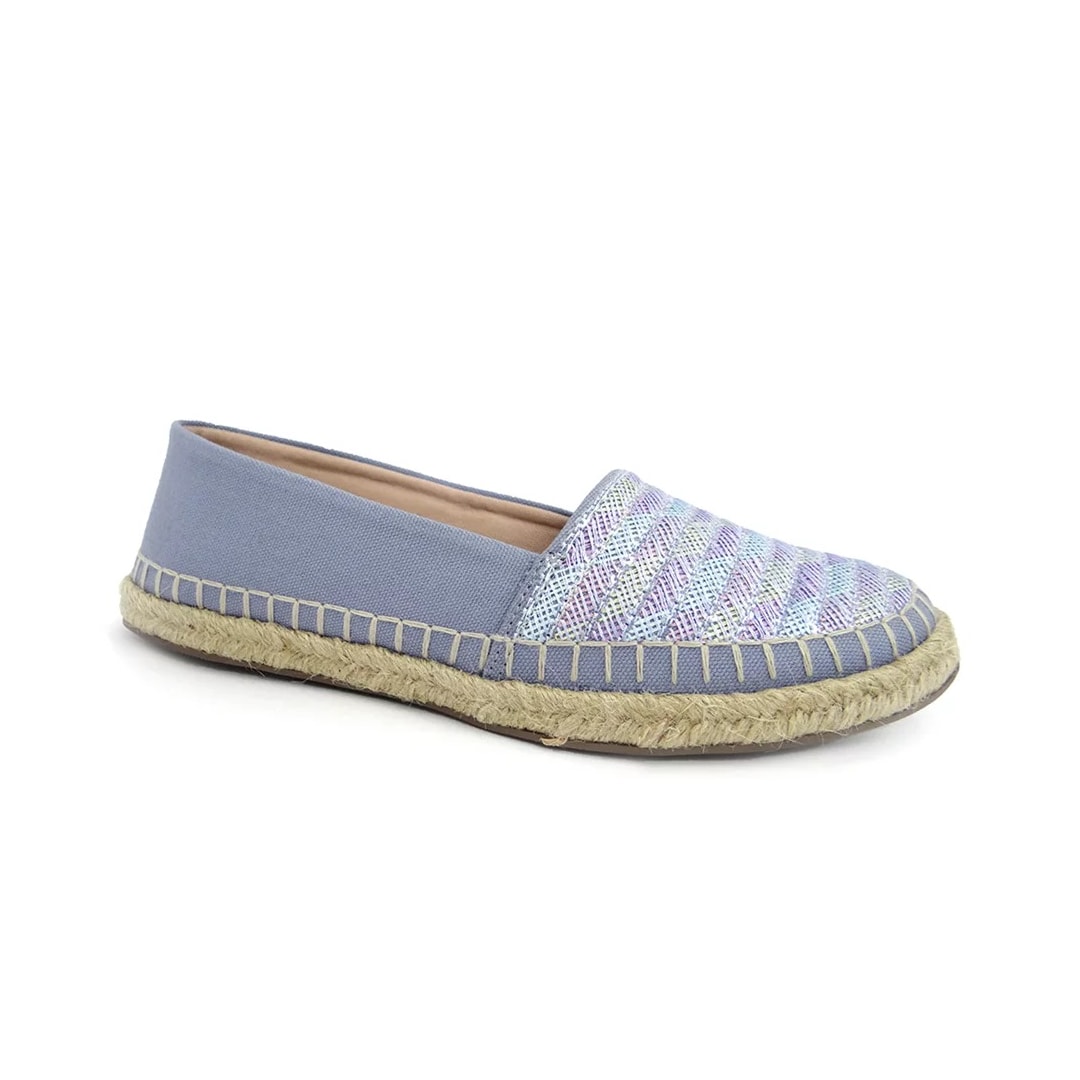 Sapatilha Valentina Espadrille 390714 Azul Jeans Sapatilha Valentina Espadrille 390714 Azul Jeans