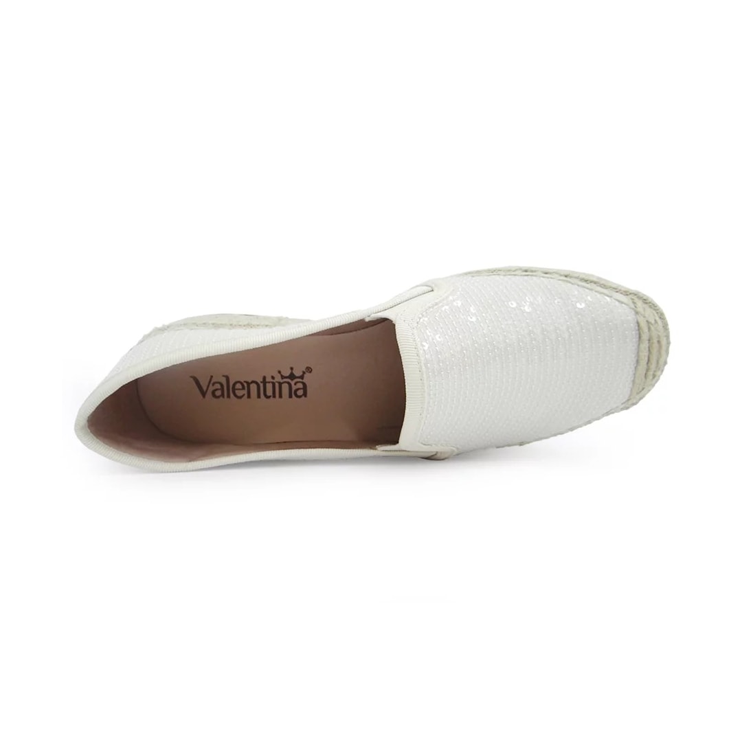 Sapatilha Valentina Espadrille 392103 Off White Sapatilha Valentina Espadrille 392103 Off White