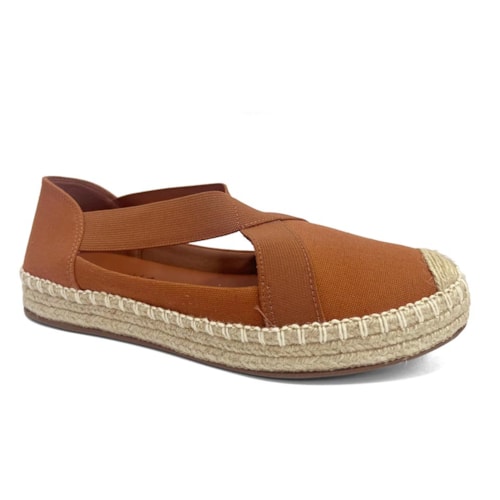 Sapatilha Valentina Espadrille 392247 Camel