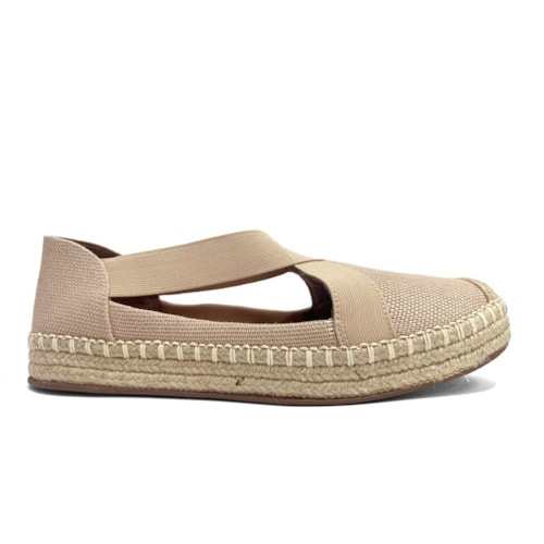 Detalhe - Sapatilha Valentina Espadrille 392247 Cream