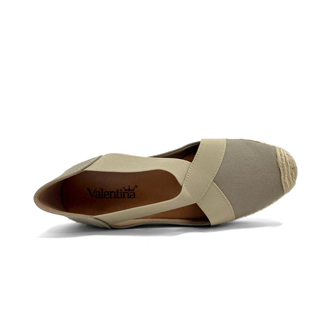 Sapatilha Valentina Espadrille 392247 Kaki Sapatilha Valentina Espadrille 392247 Kaki