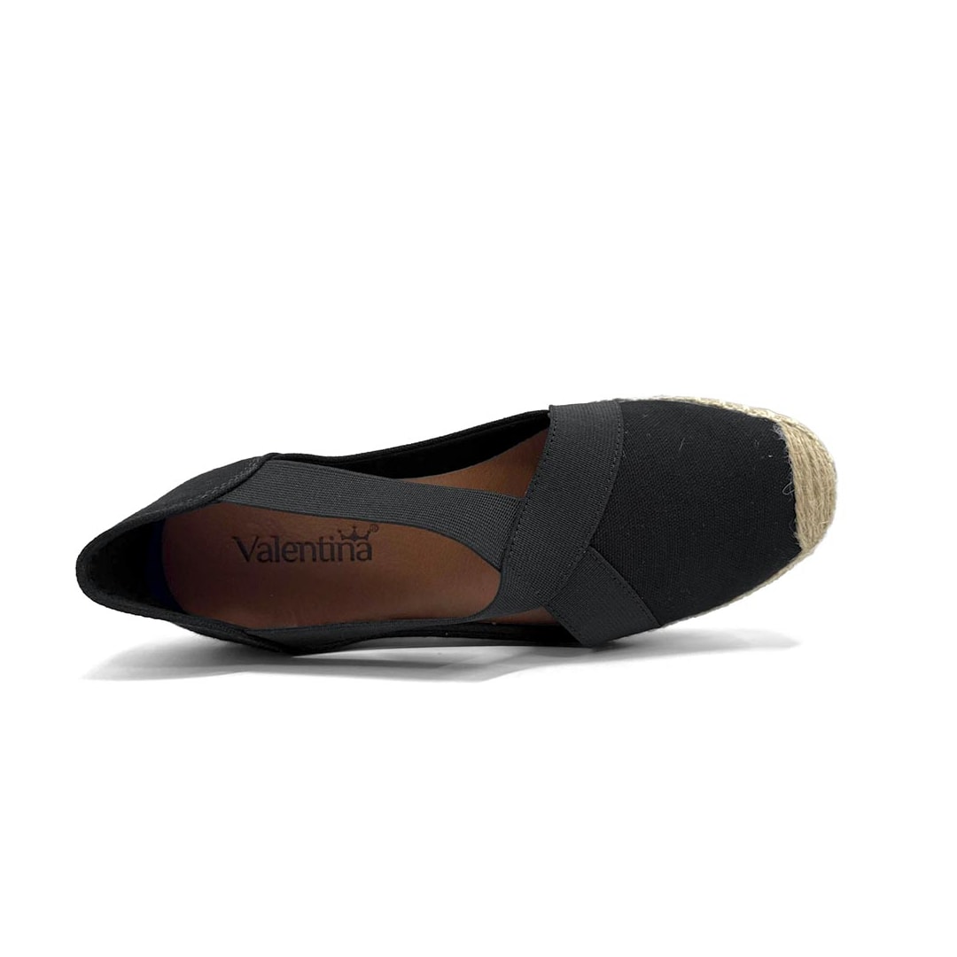 Sapatilha Valentina Espadrille 392247 Preto