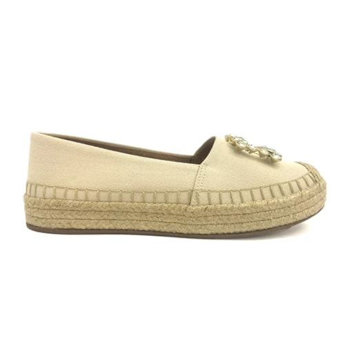 Detalhe - Sapatilha Valentina Espadrille 392363 Off White