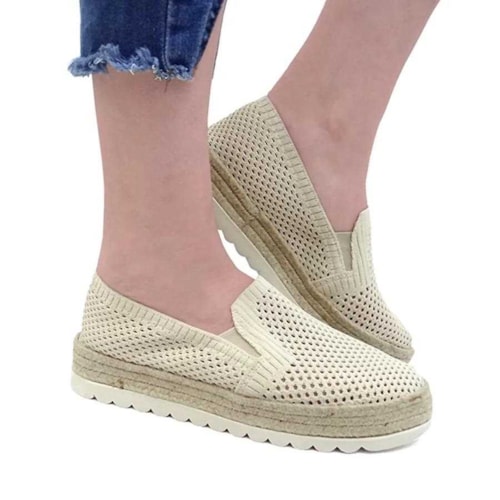 Sapatilha Valentina Espadrille 396169 Cream