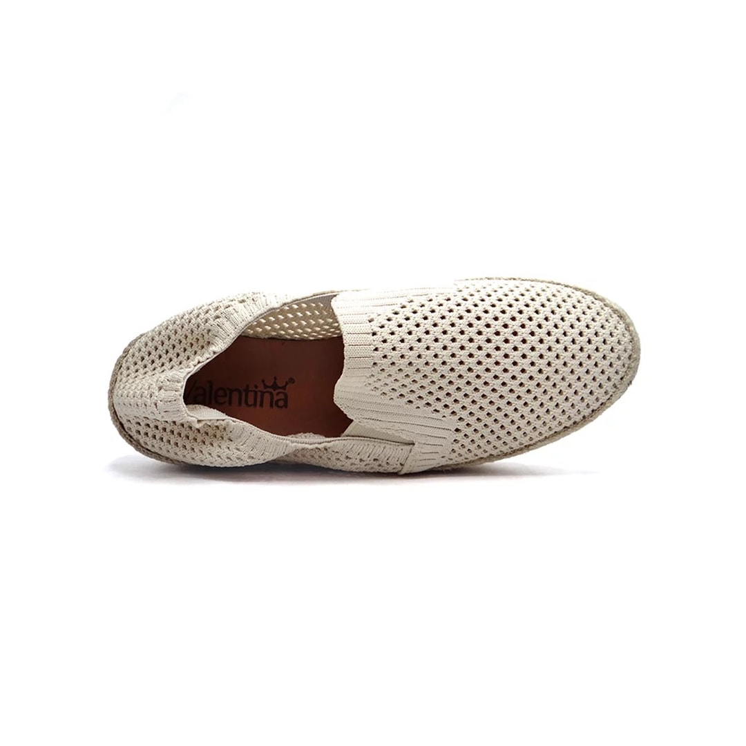 Sapatilha Valentina Espadrille 396169 Cream Sapatilha Valentina Espadrille 396169 Cream