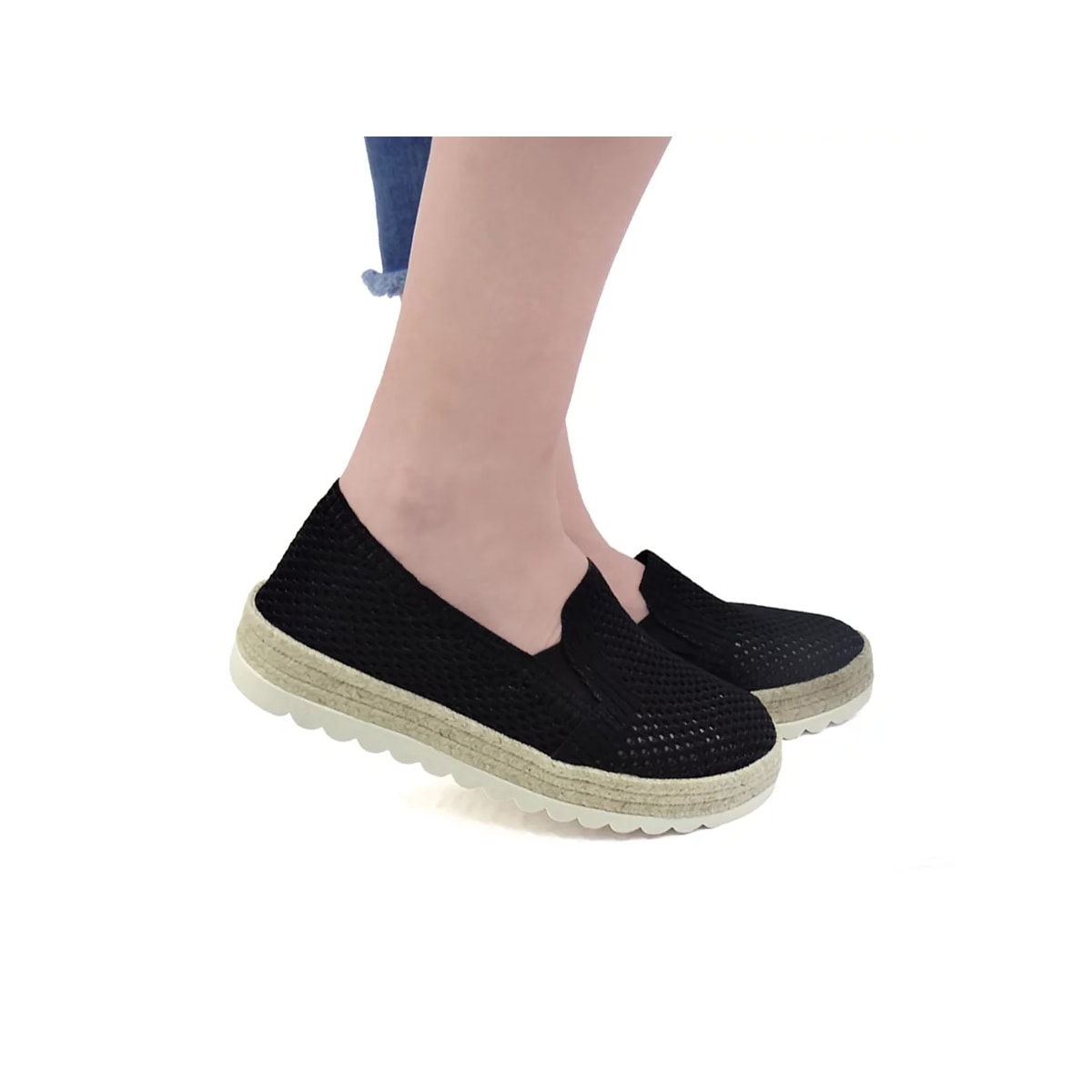 Sapatilha Valentina Espadrille 396169 Preto Sapatilha Valentina Espadrille 396169 Preto