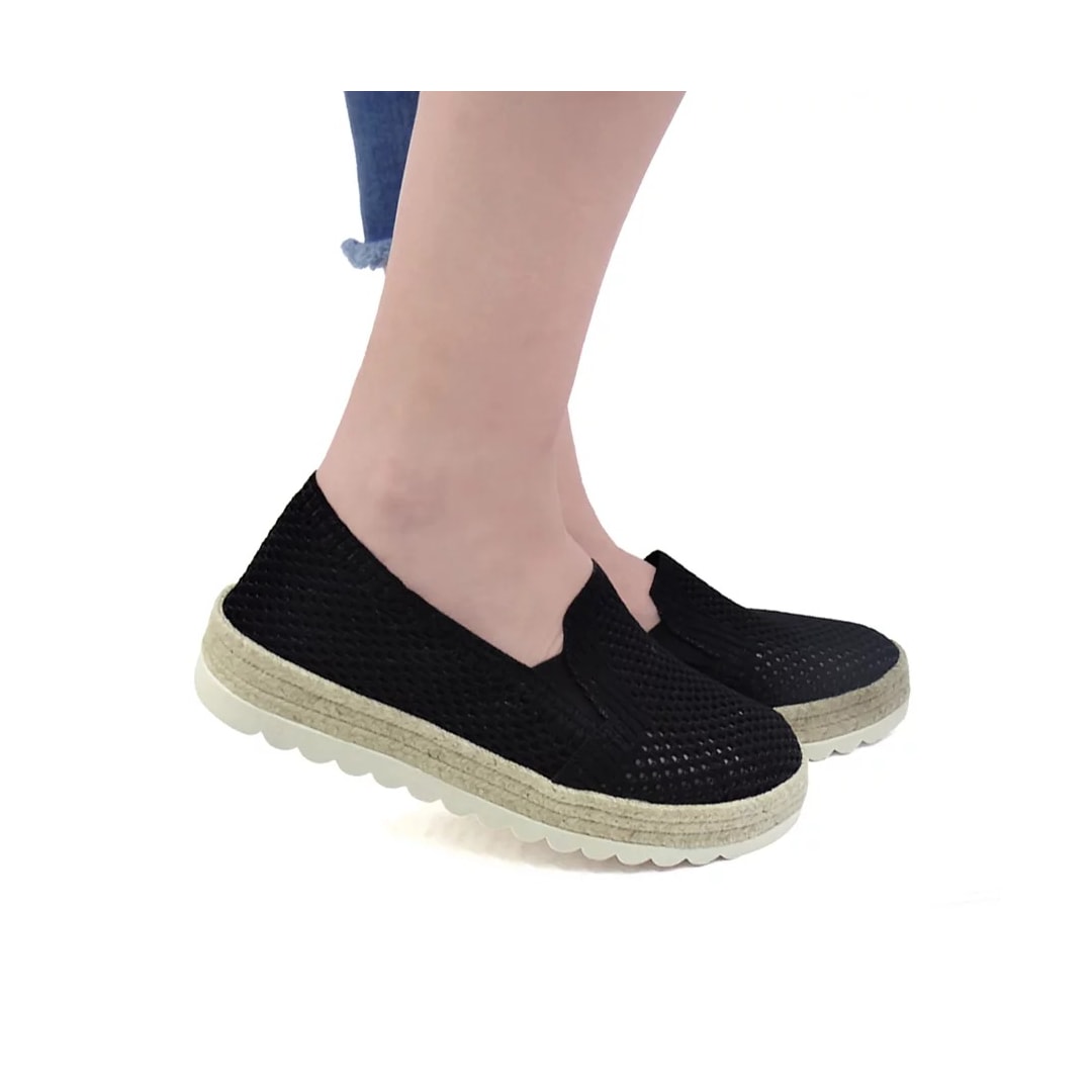 Sapatilha Valentina Espadrille 396169 Preto