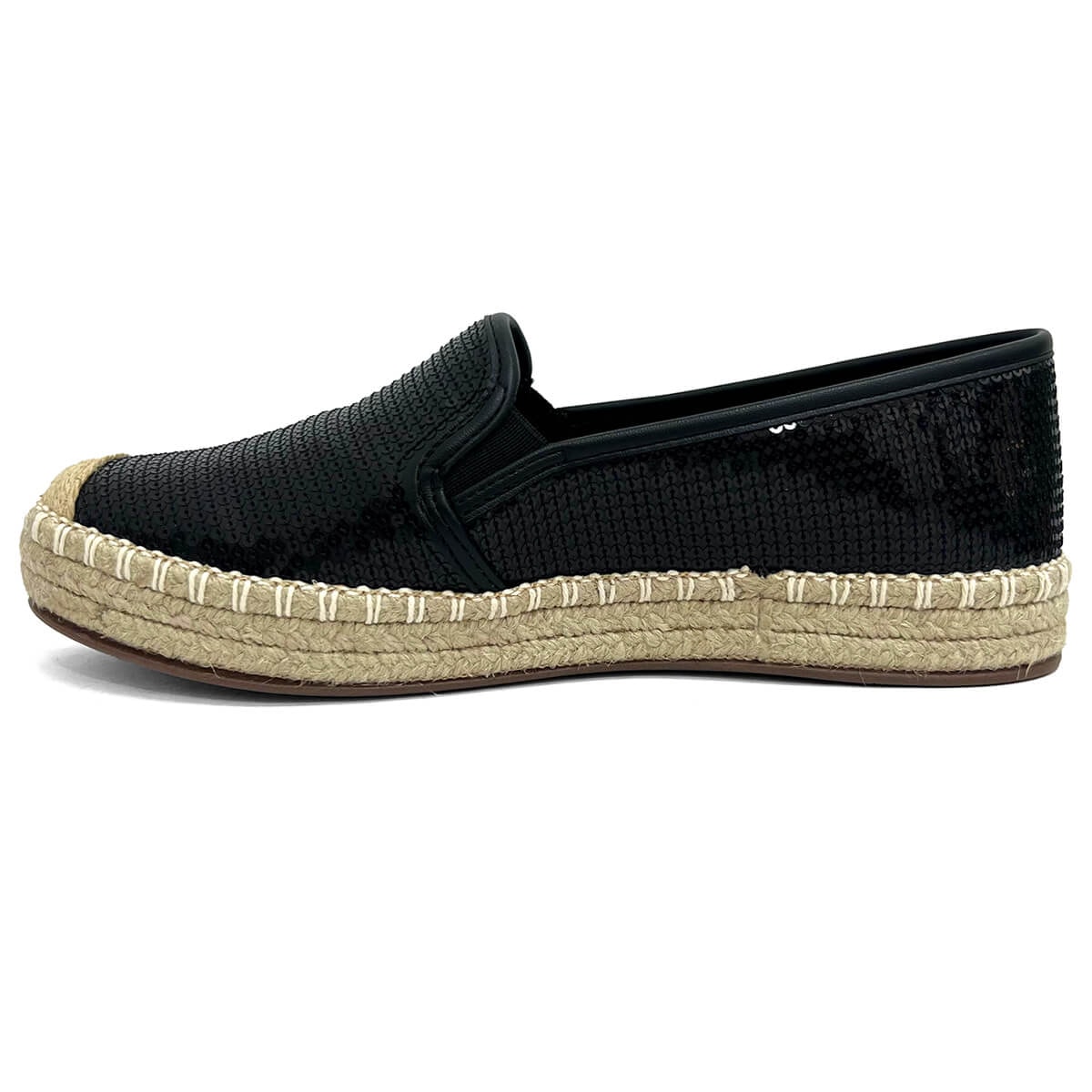 Sapatilha Valentina Espadrille Bordada 392387 Preto Sapatilha Valentina Espadrille Bordada 392387 Preto