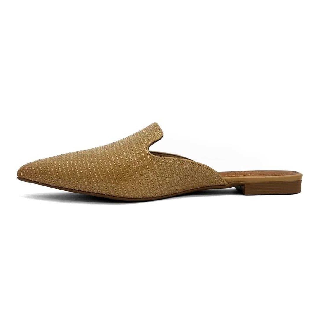 Sapatilha Valentina Mule Bico Fino 373061 Pecan Sapatilha Valentina Mule Bico Fino 373061 Pecan