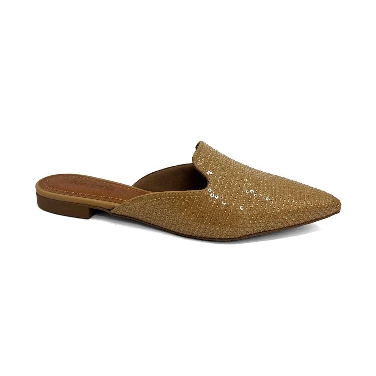 Sapatilha Valentina Mule Bico Fino 373061 Pecan Sapatilha Valentina Mule Bico Fino 373061 Pecan