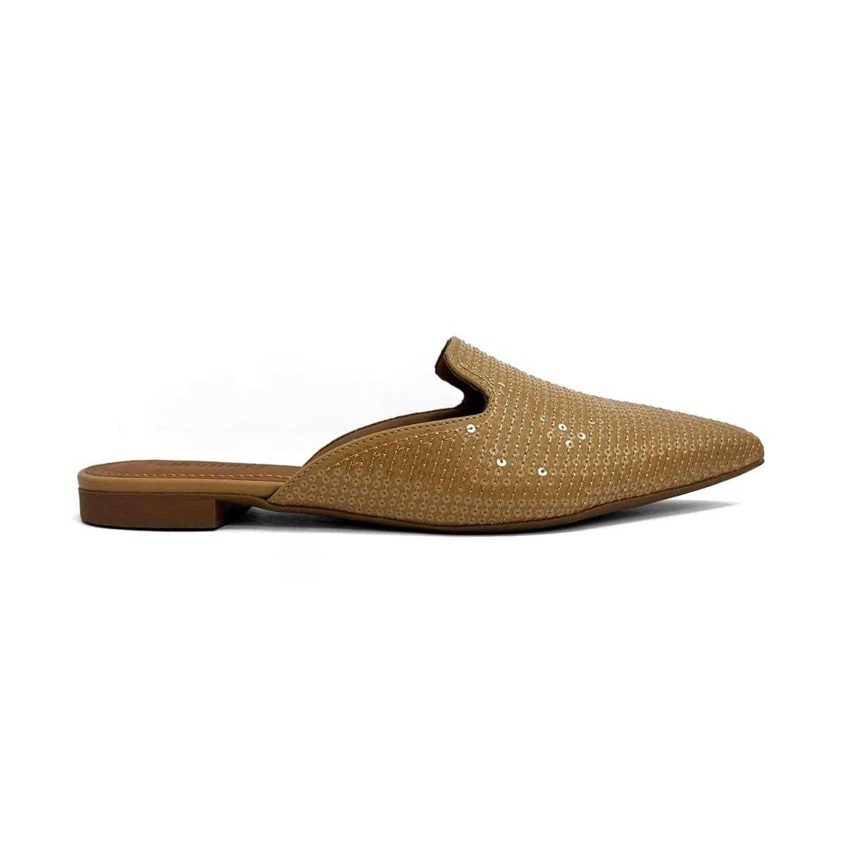 Sapatilha Valentina Mule Bico Fino 373061 Pecan Sapatilha Valentina Mule Bico Fino 373061 Pecan