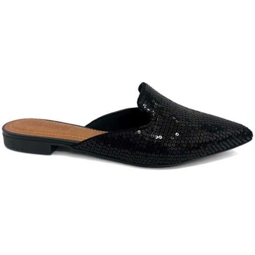 Sapatilha Valentina Mule Bico Fino 373061 Preto