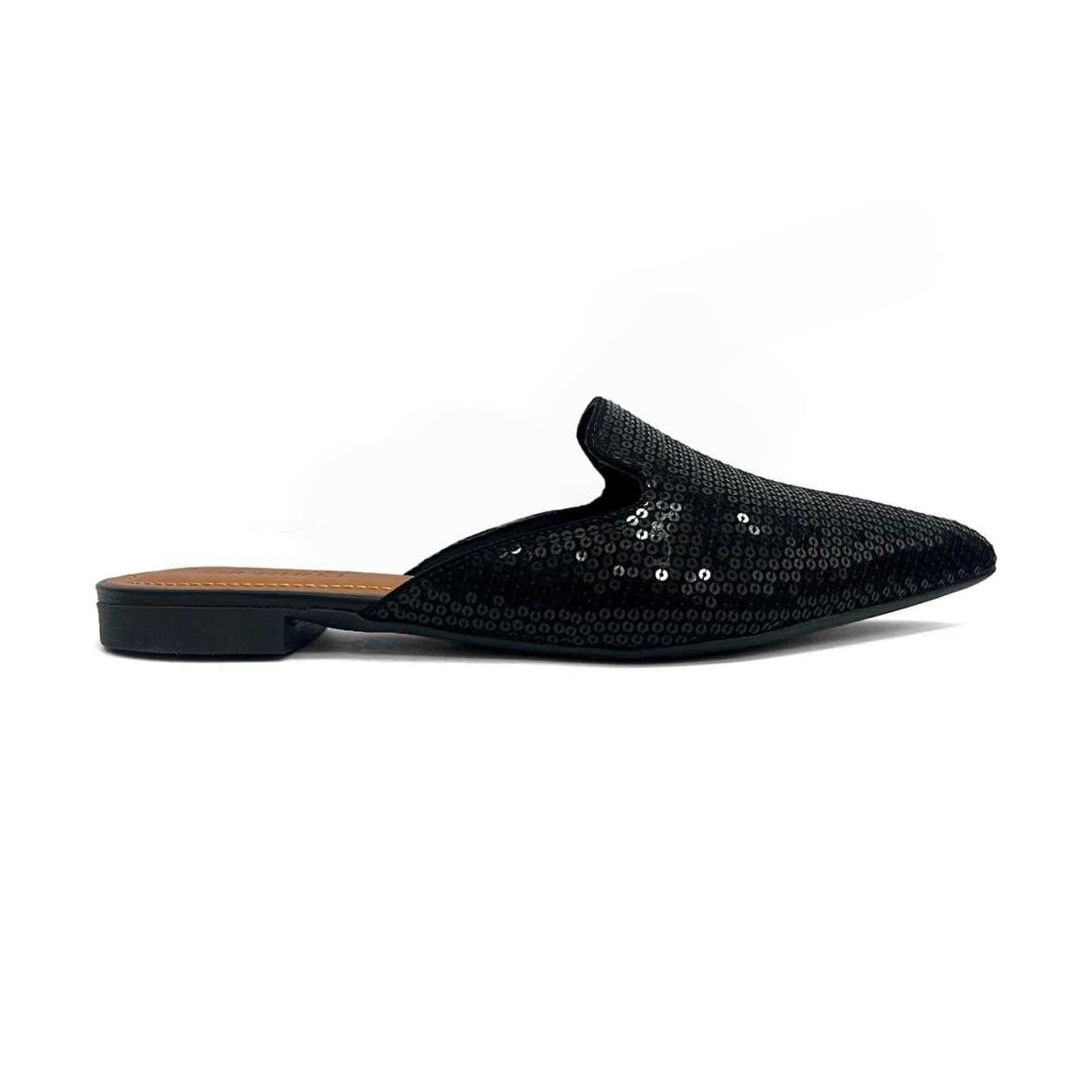 Sapatilha Valentina Mule Bico Fino 373061 Preto Sapatilha Valentina Mule Bico Fino 373061 Preto