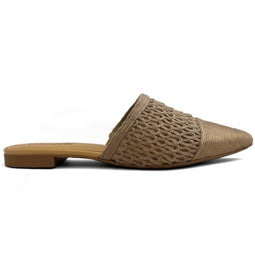 Detalhe - Sapatilha Valentina Mule Bico Fino 373260 - O26412 (39) Avela