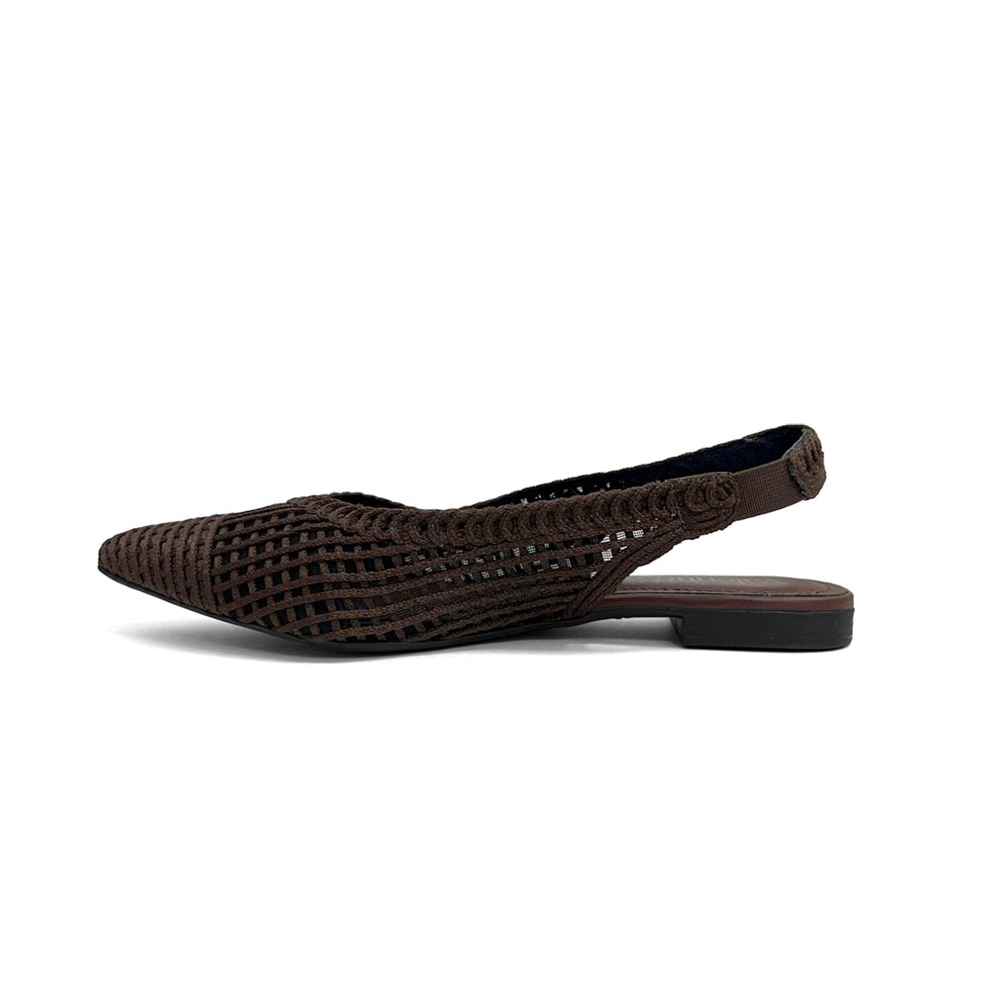 Sapatilha Valentina Slingback 373252 Moka