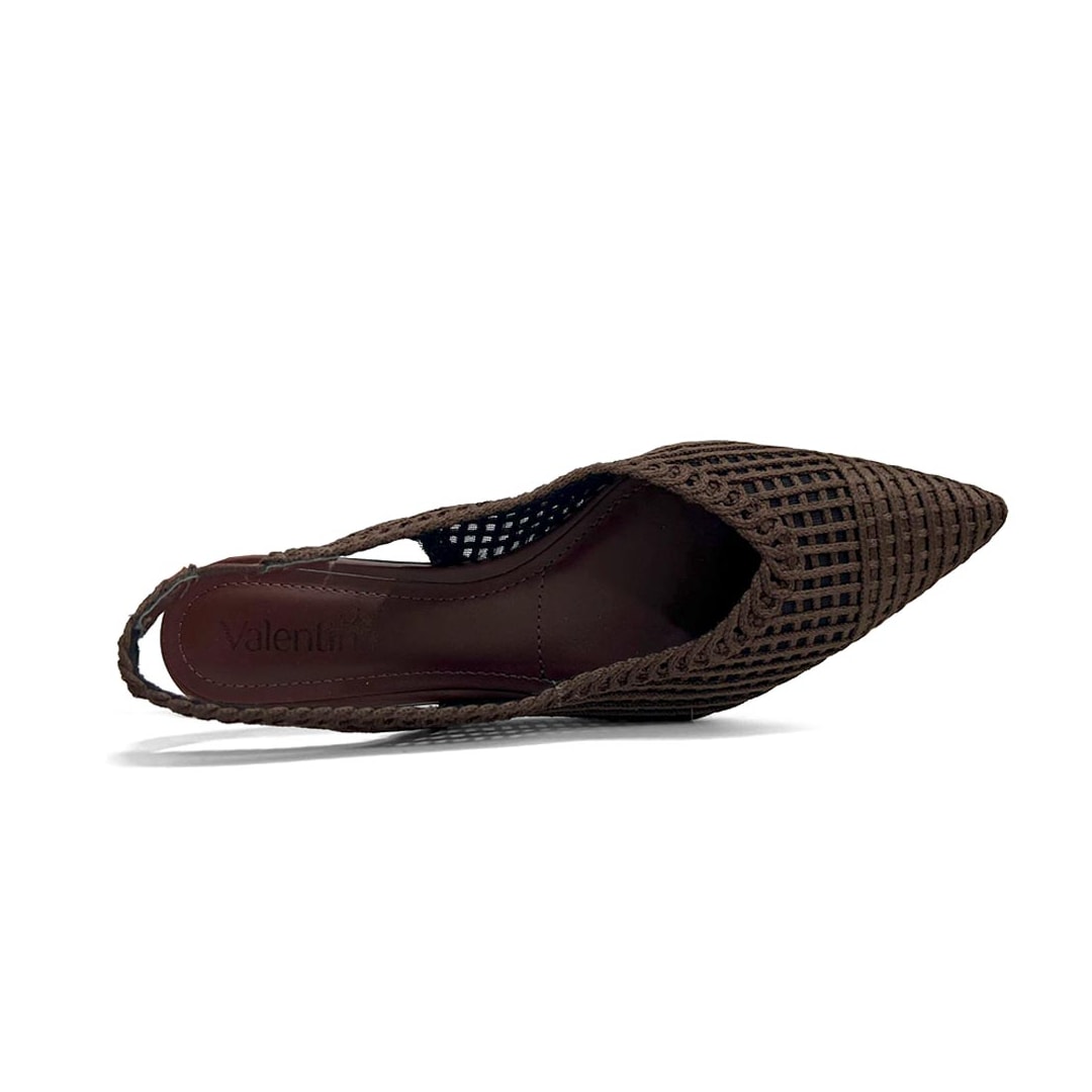 Sapatilha Valentina Slingback 373252 Moka Sapatilha Valentina Slingback 373252 Moka