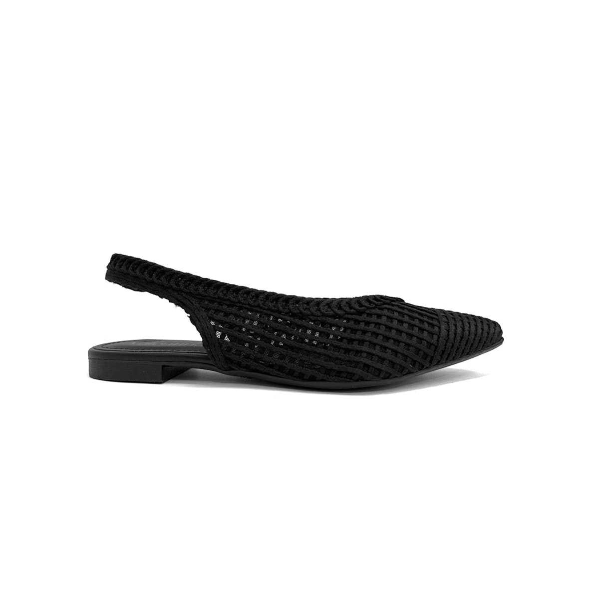 Sapatilha Valentina Slingback 373252 Preto