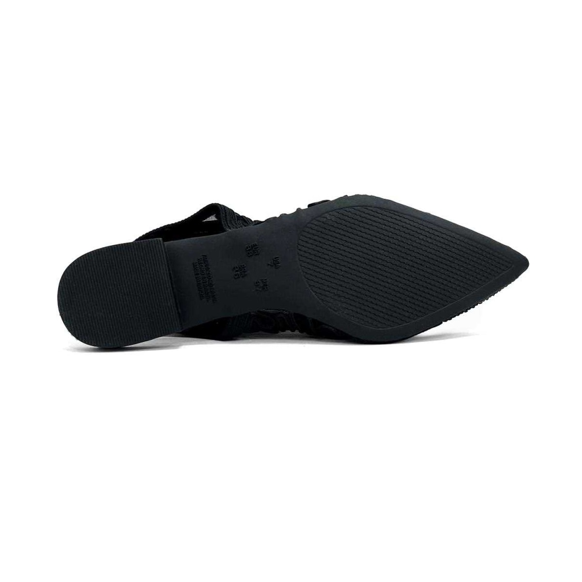 Sapatilha Valentina Slingback Bico Fino 373280 Preto