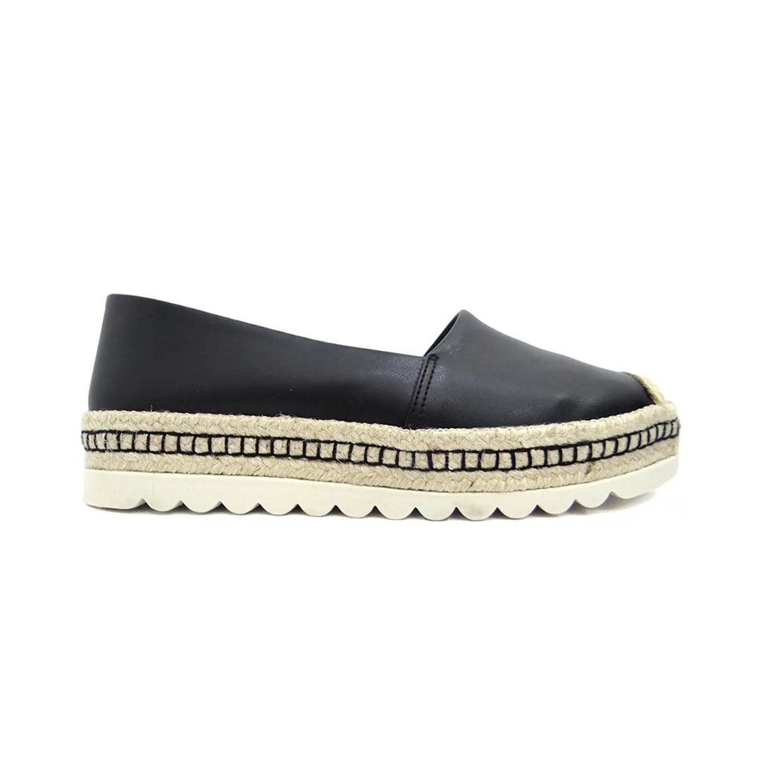 Sapatilha Valentina Tipo Alpargata 396154 Preto