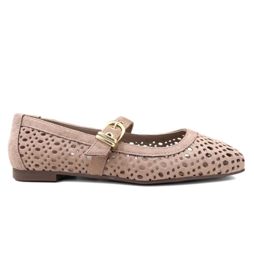 Detalhe - Sapatilha Via Marte Boneca 048-015-01 Toffee