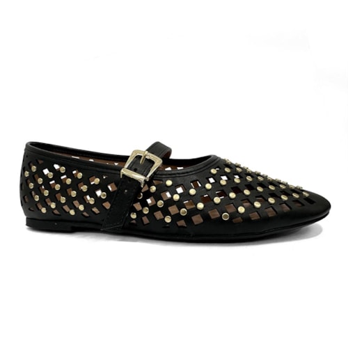 Sapatilha Vizzano Boneca Com Brilho 1443.114 Preto