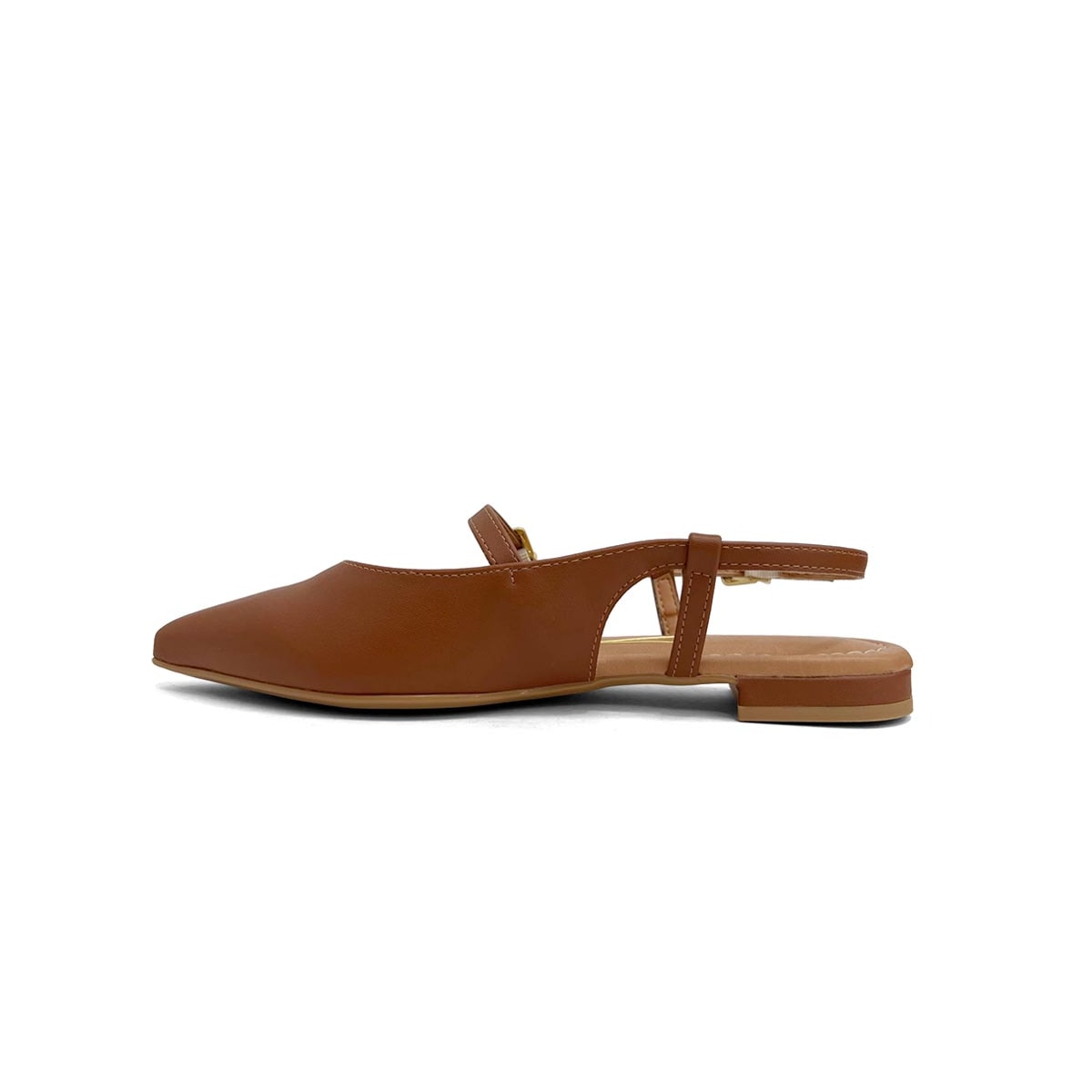 Sapatilha Vizzano Slingback Bico Fino 1206.1009 Mocca Sapatilha Vizzano Slingback Bico Fino 1206.1009 Mocca