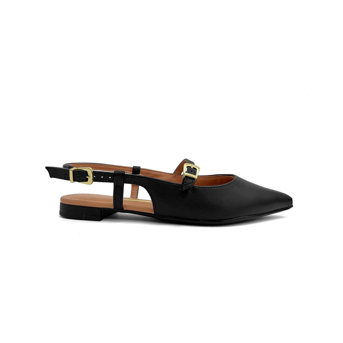 Sapatilha Vizzano Slingback Bico Fino 1206.1009 Preto Sapatilha Vizzano Slingback Bico Fino 1206.1009 Preto