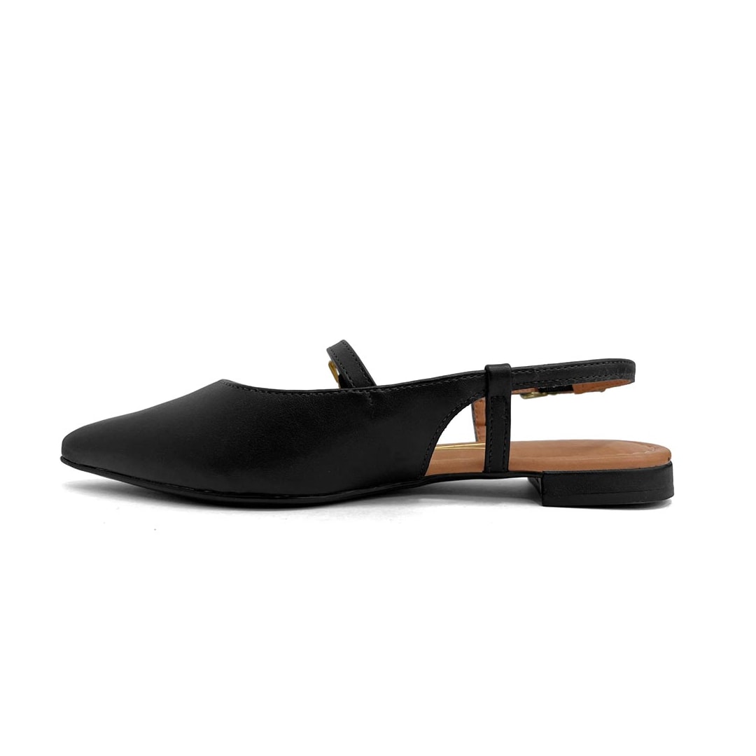 Sapatilha Vizzano Slingback Bico Fino 1206.1009 Preto