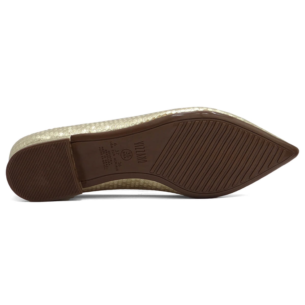 Sapatilha Vizzano Slipper 1206.761 Dourado Sapatilha Vizzano Slipper 1206.761 Dourado