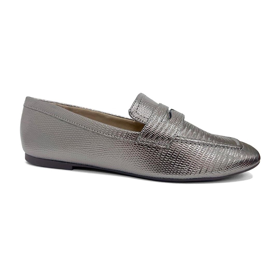 Sapato Anacapri Mocassim 30364 0027 Prata Velha