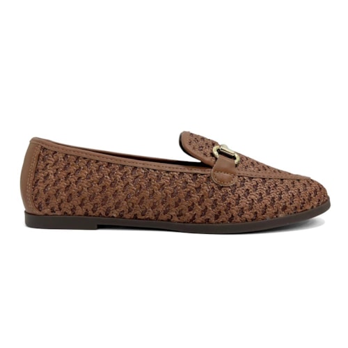 Detalhe - Sapato Anacapri Mocassim C 30450 Marrom
