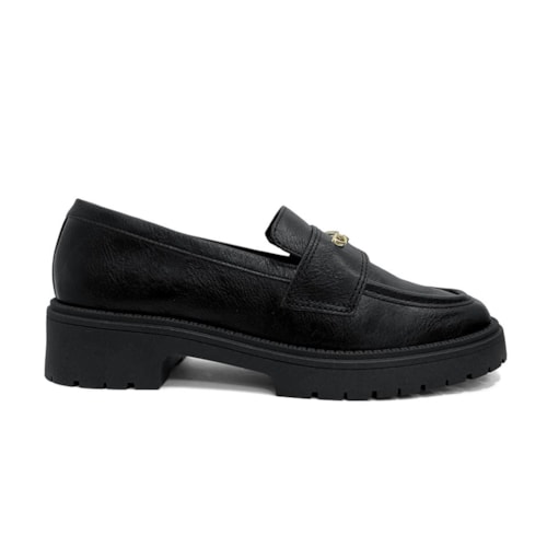 Detalhe - Sapato Anacapri Mocassim Flow Loafer C30788 0001 Preto