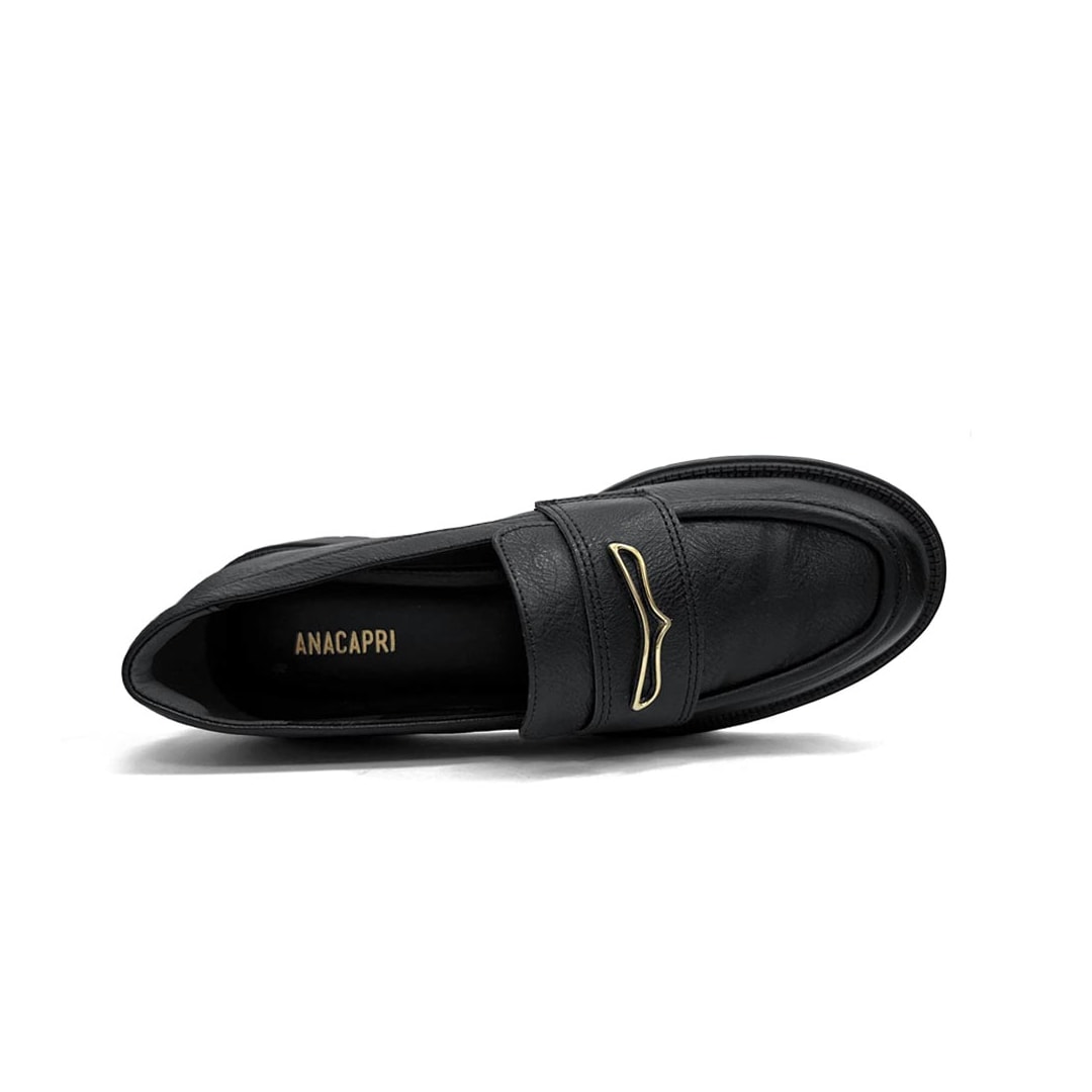 Sapato Anacapri Mocassim Flow Loafer C30788 0001 Preto