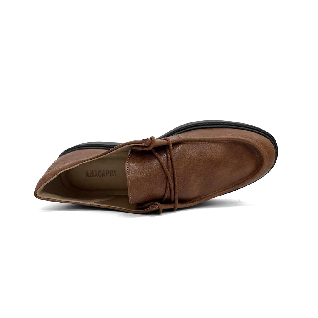 Sapato Anacapri Mocassim Oxford C30272 Caramelo