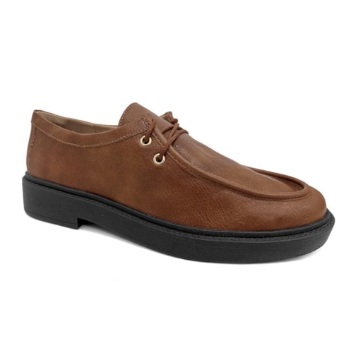 Sapato Anacapri Mocassim Oxford C30272 Caramelo