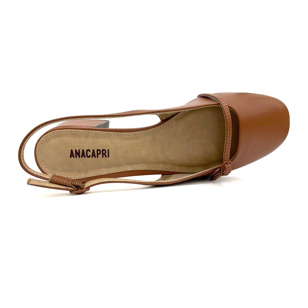 Sapato Anacapri Slingback Boneca 0003 Macchiato
