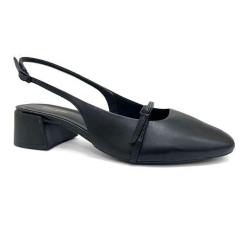 Sapato Anacapri Slingback Boneca 0003 Preto